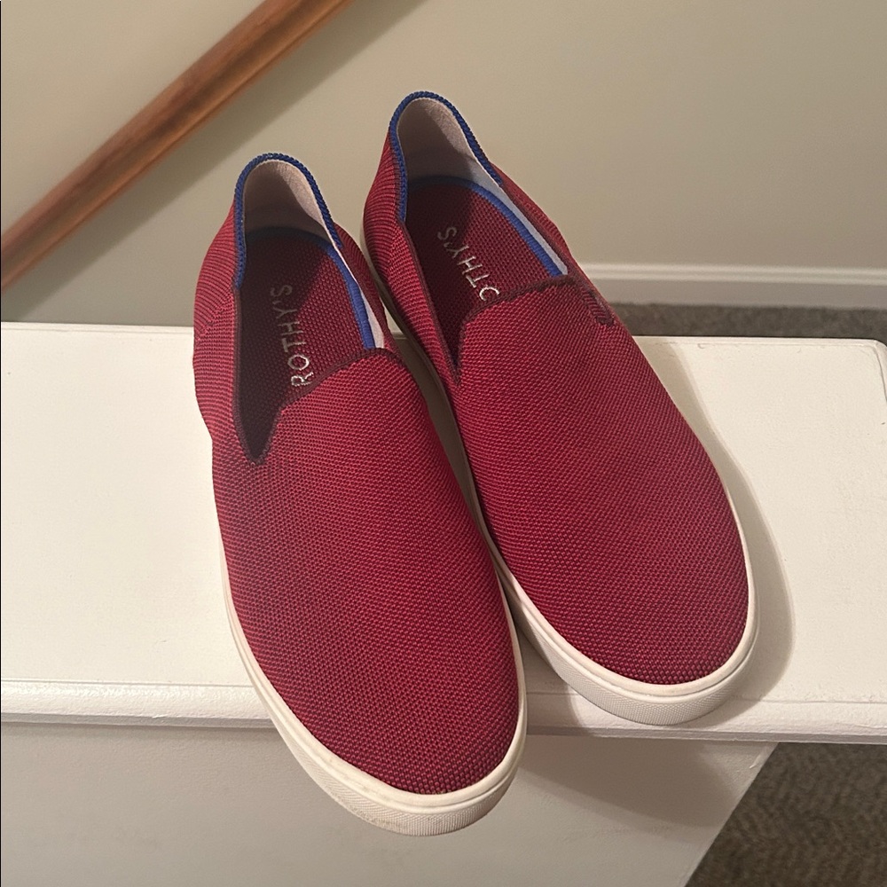 Rothy's Wine The Original Sneaker Slip on Shoes Size 9.5